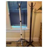 Wooden and Metal Hat Racks, Approximately 67 Inche