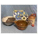 Stoneware Collection with Portuguese Tiles, Whisky