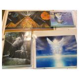 Four Prints Featuring New Age and Nature Themes