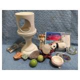Eclectic Trinket and Decor Lot Featuring Figurines
