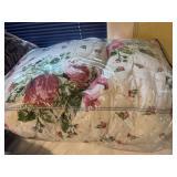 Two Floral Comforters for Full-Size Bed