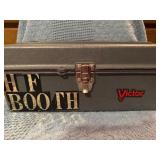 Metal Tool Box with Victor Branding Containing Ass