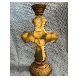 D.L. Rhein for Silvestri Plaster Candlestick Featu