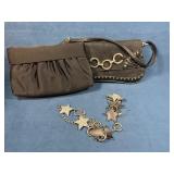 Two Black Bags and Star Chain Belt