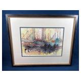 Framed Watercolor Print 