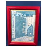 Framed New Yorker Cover Print, February 1981 Editi