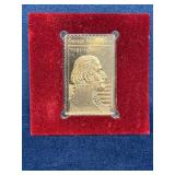 George Washington Commemorative Gold Plate Stamp R