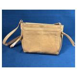 Cole Haan Leather Crossbody Bag in Light Brown wit