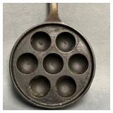 Griswold 962 Cast Iron Danish Pancake Pan