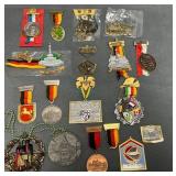 German Medal Pins, Badges, and Plaques with Region