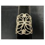 Margaret Rowe Silver-Tone Rhinestone Bracelet