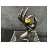 Gold-Toned Metal Ring, Size 7