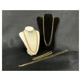 Gold-Tone Multi-Strand Necklaces