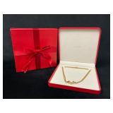 Panther Head Sterling Silver Necklace With Gold Ov