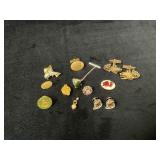 Cufflinks, Lapel Pins, and Studs in Various Design