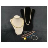 Jewelry and Accessories Featuring Necklaces, Pin,
