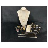 Jewelry and Watch Lot Featuring Gold-Tone and Cost
