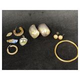Sterling Silver and 925 Jewelry Pieces, Total Weig