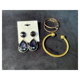 Jessica Simpson Earrings and Assorted Bracelets Je
