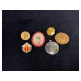 Seven Mixed Vintage Medals, Religious and Military