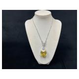 Bradford Exchange Rising Star Diamonesk Necklace w