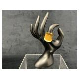 Gold-Plated Sterling Silver Ring Size 9 by JCM