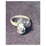 Sterling Silver Ring With Figural Cameo Design, Si