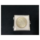 1921 Morgan Silver Dollar in Protective Case