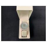 Embassy Wristwatch with Crystal Accents and Green