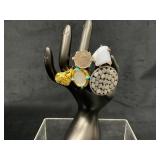 Five Unique Statement Rings in Various Designs