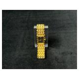 Gold-Tone Caravelle by Bulova Ladies Watch with Bl