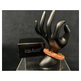 Joan Rivers Classics Collection Red Enamel and Rhi