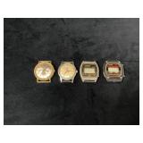 Four Unbranded and Branded Wristwatches, Analog an