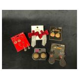 Five Pairs of Themed Earrings for Various Holidays