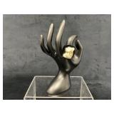 Size 10 Ring with Leopard Motif
