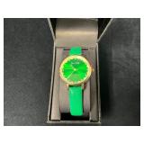 Green Dial and Strap Watch by Jessica Carlyle in P