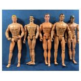 5 Power Team Action Figures
