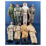 8 Assorted Military Action Figures
