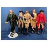 Five Historical Action Figures