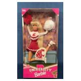 1989 Mattel University Barbie WSU Doll