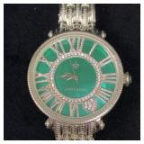 Judith Ripka Green Dial Ladies Watch