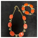 Coro Vintage Necklace and Bracelet Set