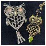 Owl Pendant Necklaces