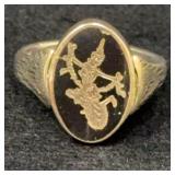 Vintage Siam Reversible Sterling Silver Ring