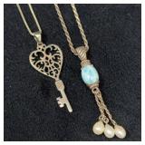 Two Sterling Silver Necklaces