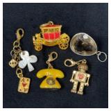 5 Assorted Themed Charms