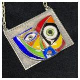 Anthony Quinn "Child" Sterling Silver Pendant