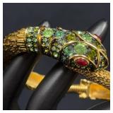 Kenneth Jay Lane Snake Bypass Bracelet