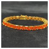 Gold Tone Sterling Silver Bracelet withï¿½ï¿½Oran