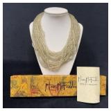 Mary McFadden Multi-Strand Bead Necklace